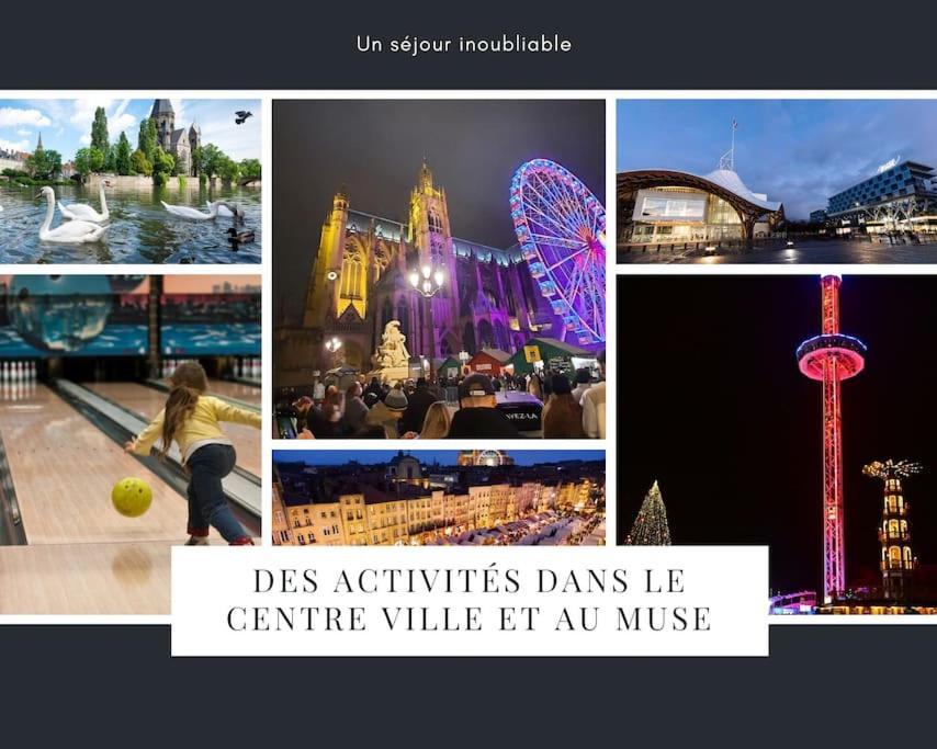 Appartamento Lumineux Et Cosy, Avec Parking, 2 Mn Gare, 2Mn Muse, 5Mn Centre Metz Esterno foto